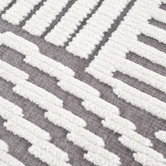 Deron Gray Rainbow Washable Rug - Ornate Home
