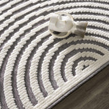 Deron Gray Rainbow Washable Rug - Ornate Home