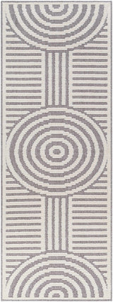 Deron Gray Washable Area Rug - Ornate Home