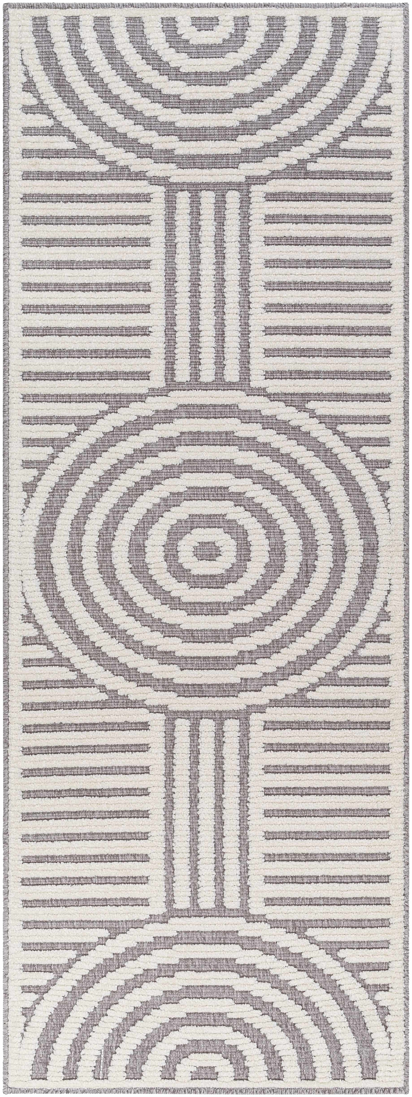Deron Gray Washable Area Rug - Ornate Home