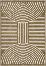 Deron Khaki Washable Area Rug - Ornate Home