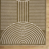 Deron Khaki Washable Area Rug - Ornate Home