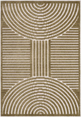 Deron Khaki Washable Area Rug - Ornate Home