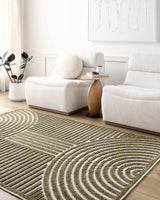 Deron Khaki Washable Area Rug - Ornate Home