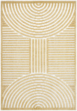Deron Mustard Washable Area Rug - Ornate Home