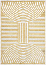 Deron Mustard Washable Area Rug - Ornate Home