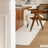 Deron White Washable 3D Rug - Ornate Home