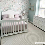 Deron White Washable Area Rug - Ornate Home