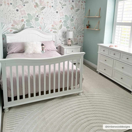 Deron White Washable Area Rug - Ornate Home