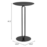 Derry Black Bar Table - Ornate Home
