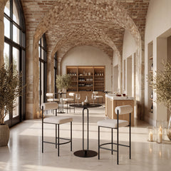 Derry Black Counter Table - Ornate Home