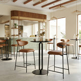 Derry Black Counter Table - Ornate Home