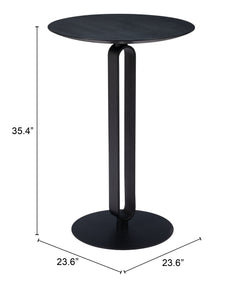 Derry Black Counter Table - Ornate Home