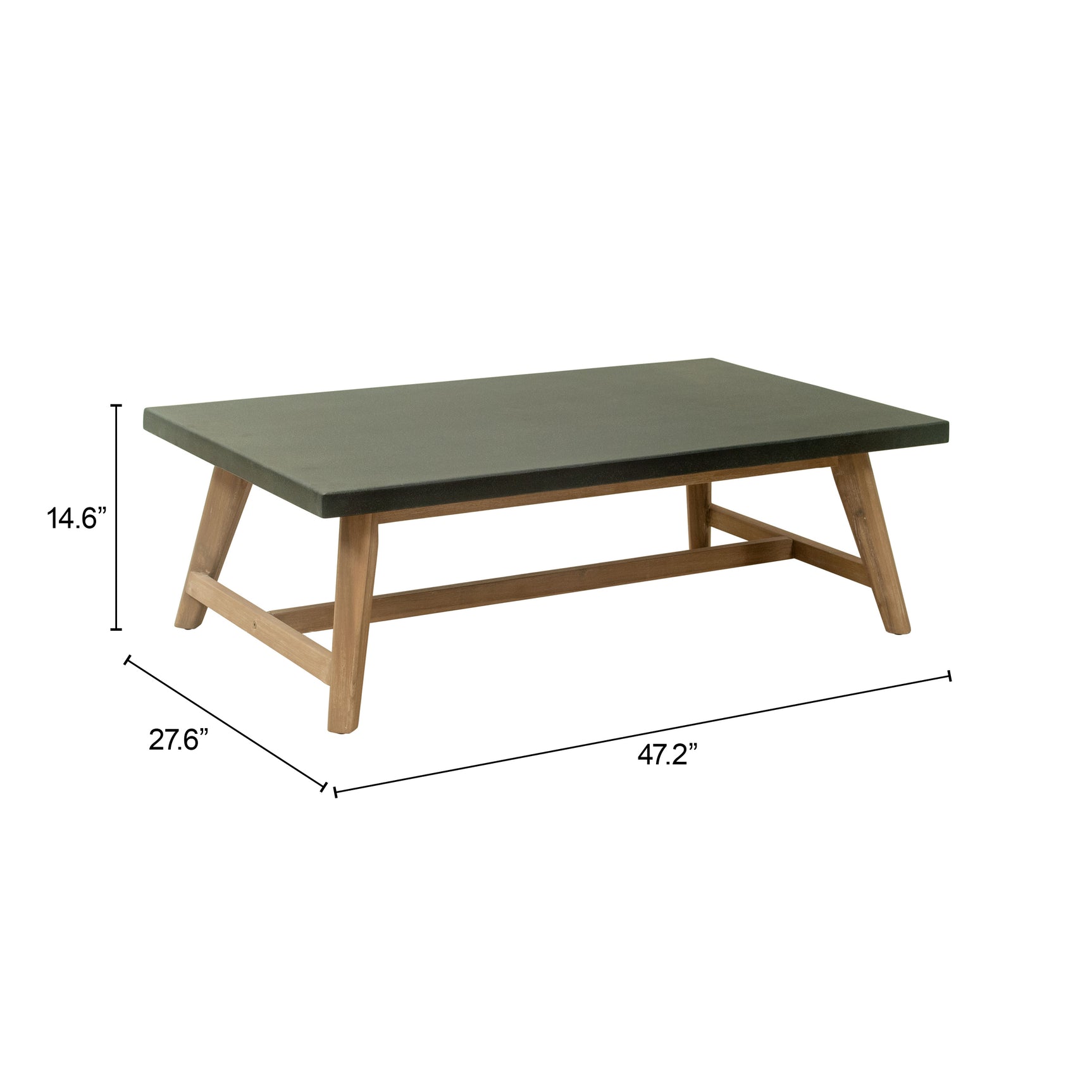 Dert Gray Coffee Table - Ornate Home