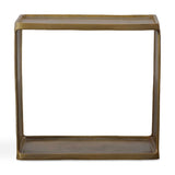 Derwent Antique Brass Side Table - Ornate Home