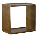 Derwent Antique Brass Side Table - Ornate Home