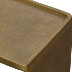 Derwent Antique Brass Side Table - Ornate Home