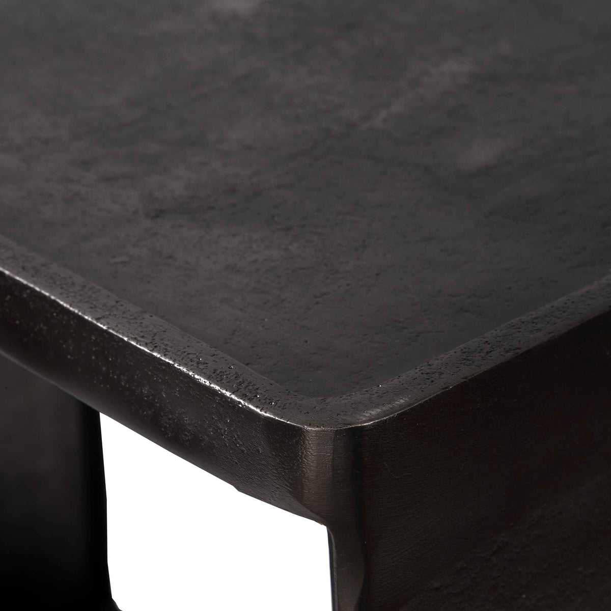 Derwent Gray/Silver Industrial Side Table - Ornate Home