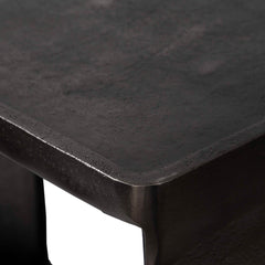 Derwent Gray/Silver Industrial Side Table - Ornate Home