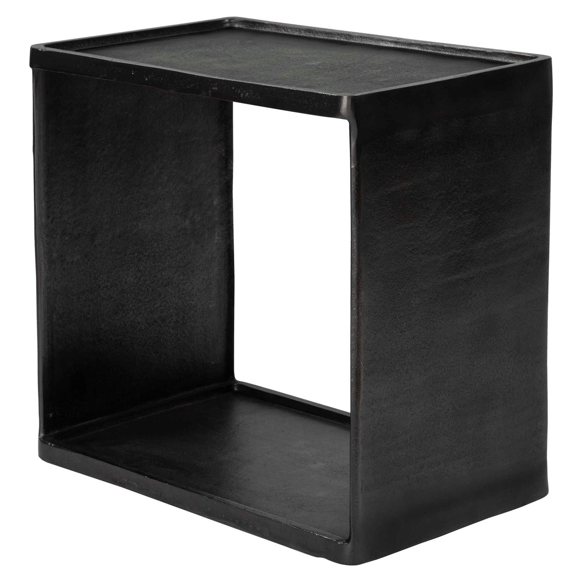 Derwent Gray/Silver Industrial Side Table - Ornate Home