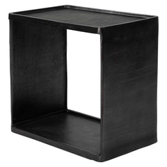 Derwent Gray/Silver Industrial Side Table - Ornate Home