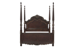 Deryn Park Cherry 5-Piece Queen Poster Bedroom Set - Ornate Home