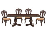Deryn Park Cherry 5-piece Dinig Table Set - Ornate Home