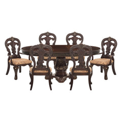Deryn Park Cherry 7pc Dining Set - Ornate Home