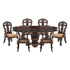 Deryn Park Cherry 7pc Dining Set - Ornate Home