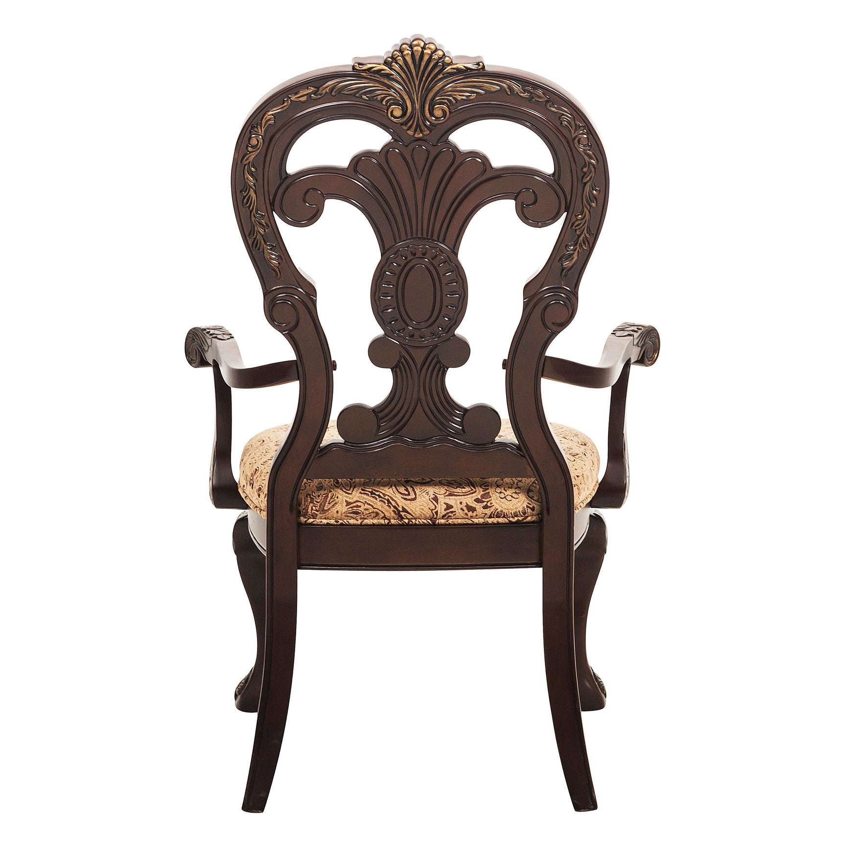 Deryn Park Cherry Arm Chair (Set of 2) - Ornate Home