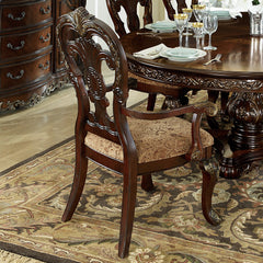 Deryn Park Cherry Arm Chair (Set of 2) - Ornate Home