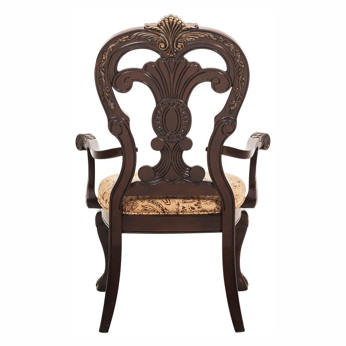 Deryn Park Cherry Arm Chair (Set of 2) - Ornate Home