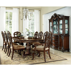 Deryn Park Cherry Arm Chair (Set of 2) - Ornate Home