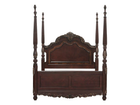 Deryn Park Cherry California King Poster Bed - Ornate Home