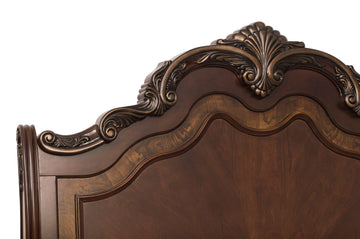 Deryn Park Cherry California King Sleigh Bed - Ornate Home