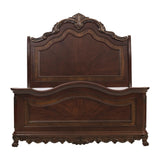 Deryn Park Cherry Eastern King Sleigh Bed - Ornate Home