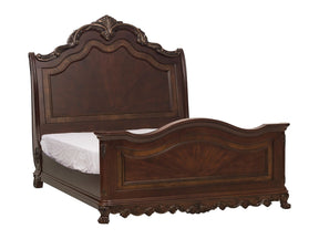 Deryn Park Cherry Eastern King Sleigh Bed - Ornate Home