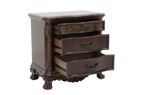 Deryn Park Cherry Nightstand - Ornate Home