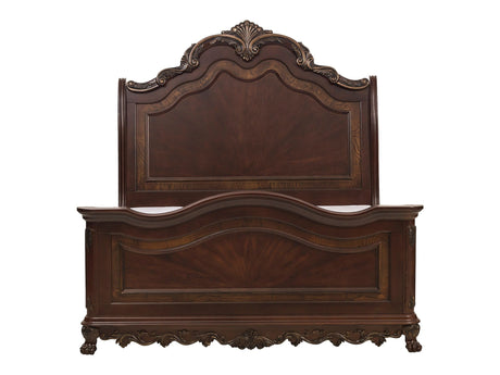 Deryn Park Cherry Queen Sleigh Bed - Ornate Home