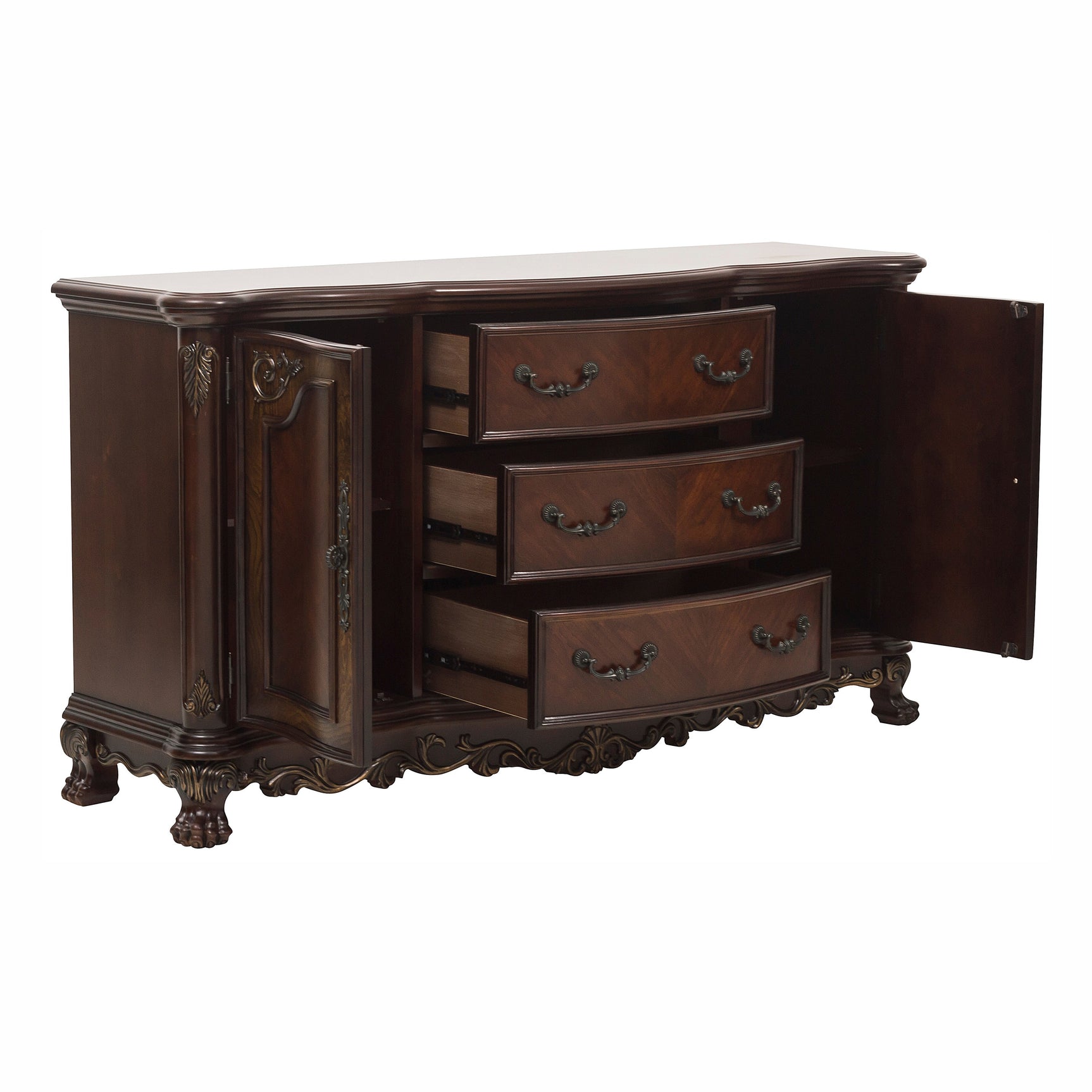 Deryn Park Cherry Server/Sideboard - Ornate Home