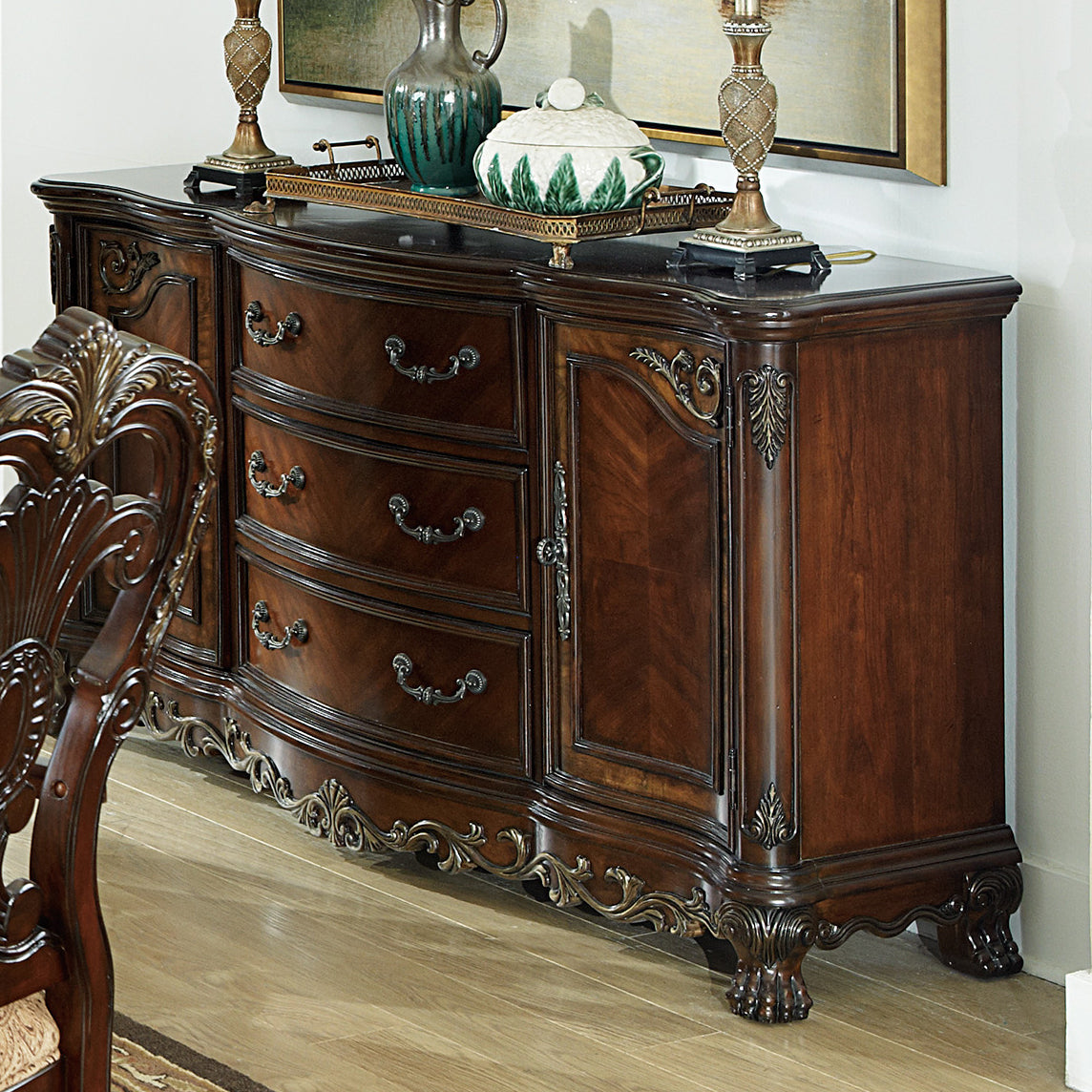 Deryn Park Cherry Server/Sideboard - Ornate Home