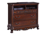 Deryn Park Cherry TV Chest - Ornate Home