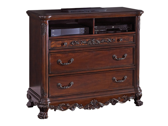 Deryn Park Cherry TV Chest - Ornate Home