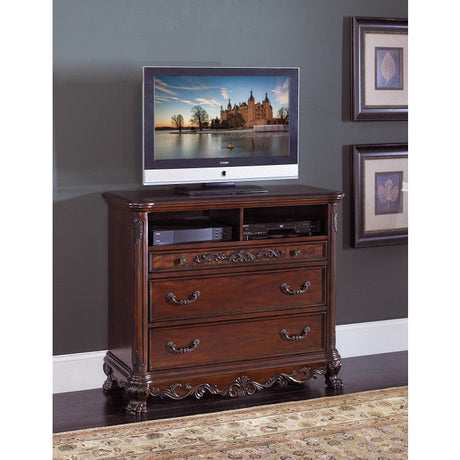 Deryn Park Cherry TV Chest - Ornate Home