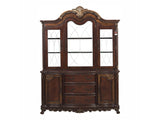Deryn Park Dark Cherry Buffet & Hutch - Ornate Home