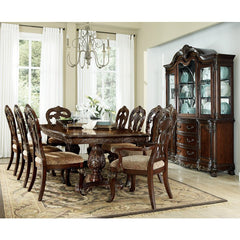Deryn Park Dark Cherry Buffet & Hutch - Ornate Home