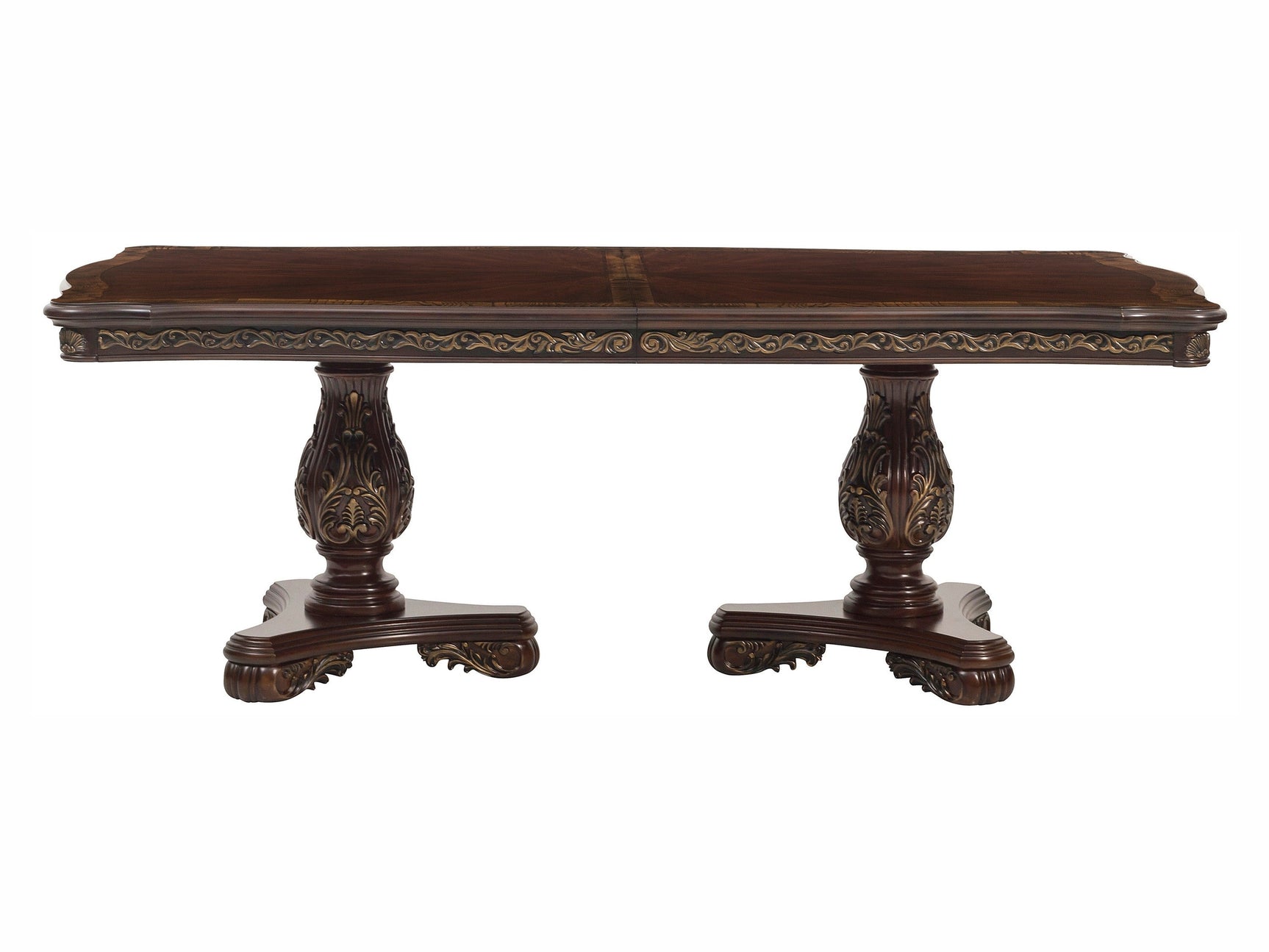 Deryn Park Dark Cherry Dining Table - Ornate Home