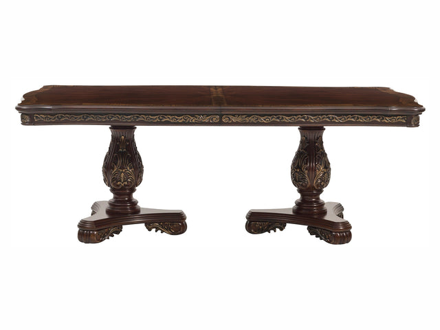 Deryn Park Dark Cherry Dining Table - Ornate Home