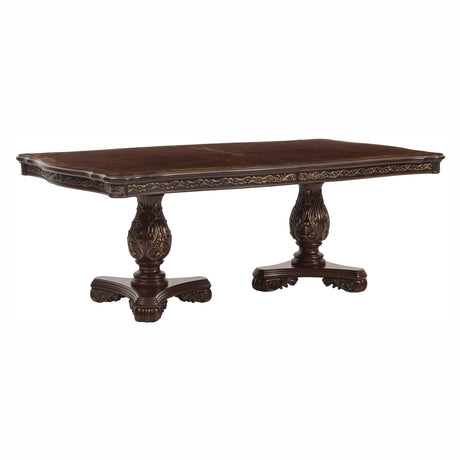 Deryn Park Dark Cherry Dining Table - Ornate Home