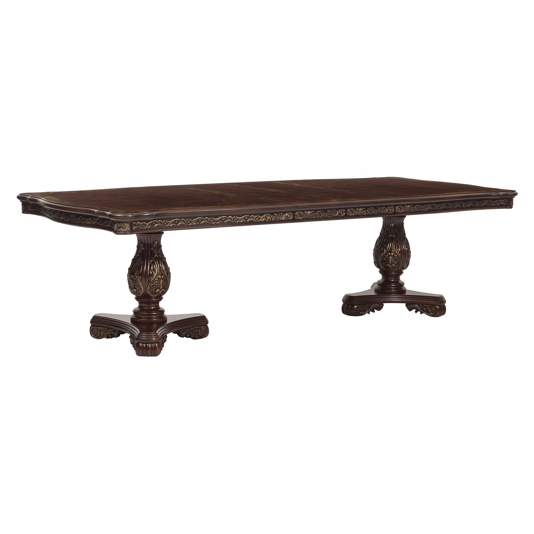 Deryn Park Dark Cherry Dining Table - Ornate Home